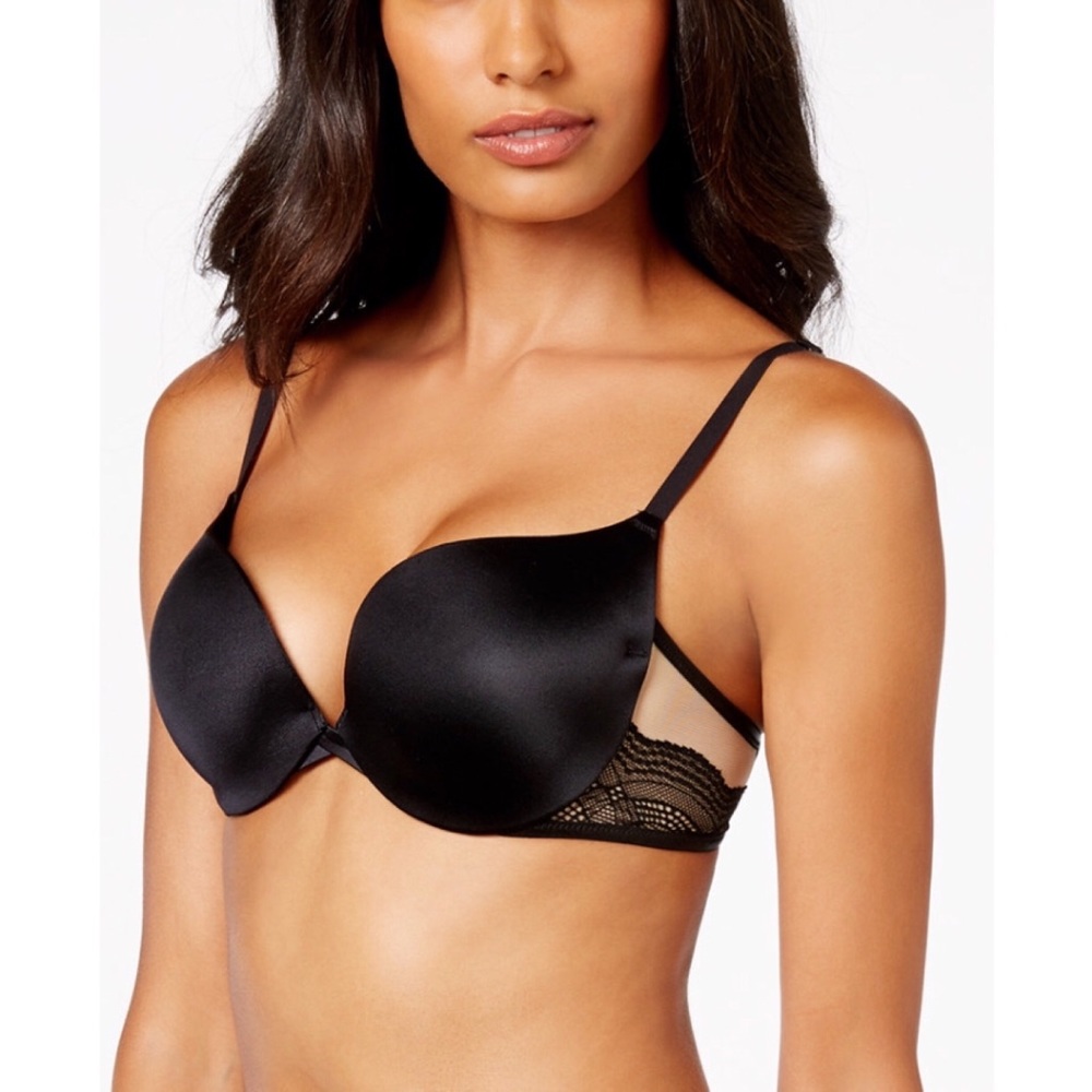 Maidenform Love the Lift Satin & Lace Push up Bra